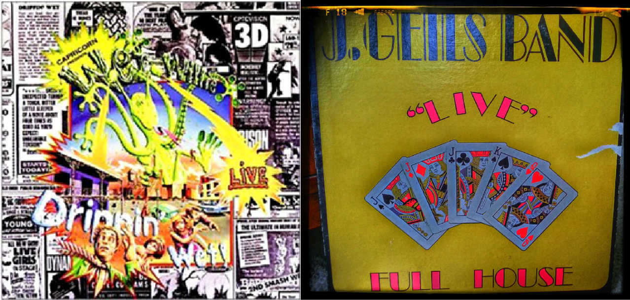 Album Covers - Wet Willie Band and J. Geils Band